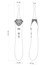 Zalo - Bess - Clitoris Pinpoint Vibrator - Met Extra opzetstukken - Robijn Rood-Laced-up.nl