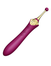 Zalo - Bess - Clitoris Pinpoint Vibrator - Met Extra opzetstukken - Robijn Rood-Laced-up.nl