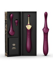 Zalo - Bess - Clitoris Pinpoint Vibrator - Met Extra opzetstukken - Robijn Rood-Laced-up.nl