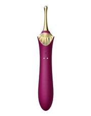 Zalo - Bess - Clitoris Pinpoint Vibrator - Met Extra opzetstukken - Robijn Rood-Laced-up.nl
