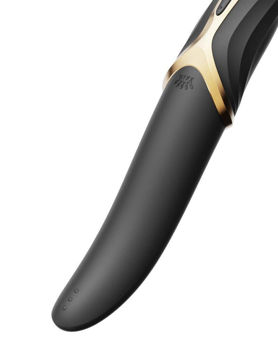 Zalo - Eve - Lik Vibrator met Verwarmingsfunctie en DirectPower 2.0 - Zwart-Laced-up.nl