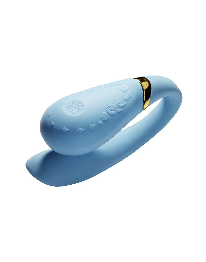 Zalo - Fanfan - Partner Vibrator - Met Afstandsbediening En App Control - Blauw-Laced-up.nl