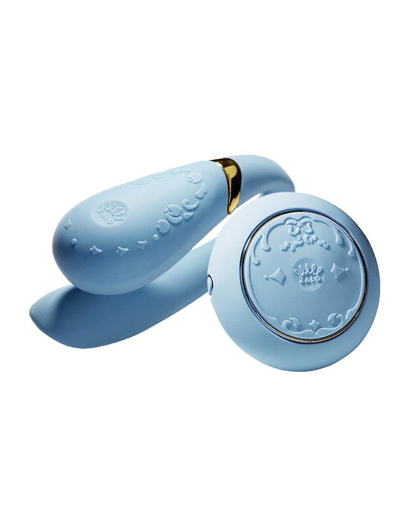 Zalo - Fanfan - Partner Vibrator - Met Afstandsbediening En App Control - Blauw-Laced-up.nl