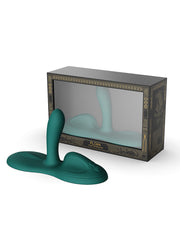 Zalo - Flora - Vibrator-kussen - Hands-free Vibrator - Met Warmtefunctie - Smaragd Groen-Erotiekvoordeel.nl