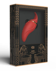 Zalo - Hero - Vibromasseur clitoridien à ondes pulsées - Rouge rubis - Laced-up.nl