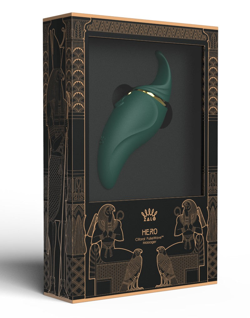 Zalo - Hero - Clitoral Pulsewave Vibrator - Smaragd Groen-Laced-up.nl