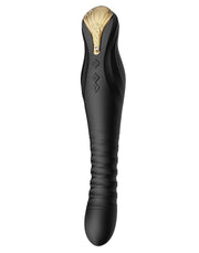 Zalo - King - Stotende Vibrator Met Powerthrust Technologie - Zwart-Laced-up.nl