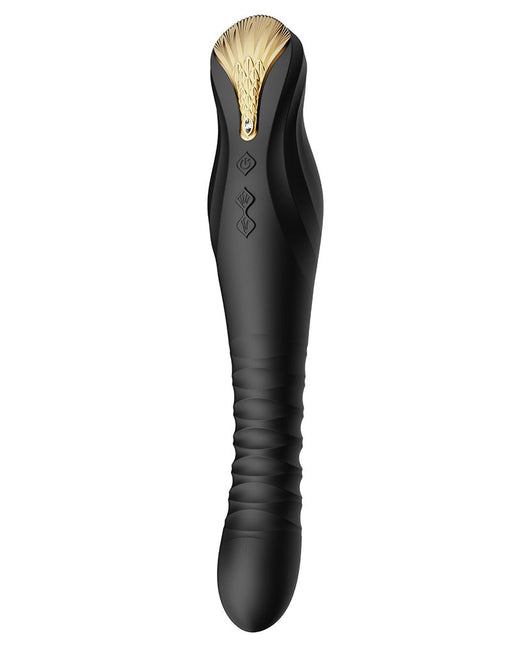 Zalo - King - Stotende Vibrator Met Powerthrust Technologie - Zwart-Laced-up.nl