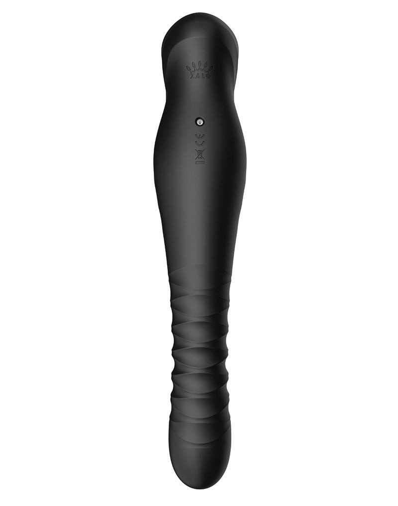 Zalo - King - Stotende Vibrator Met Powerthrust Technologie - Zwart-Erotiekvoordeel.nl
