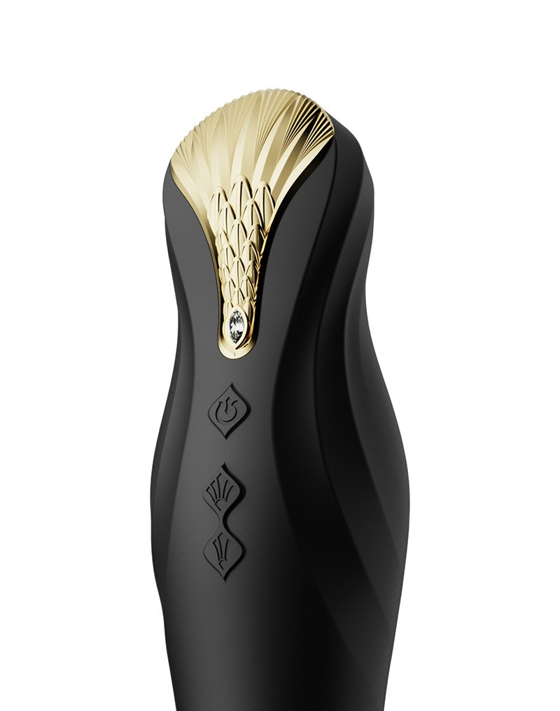 Zalo - King - Stotende Vibrator Met Powerthrust Technologie - Zwart-Laced-up.nl
