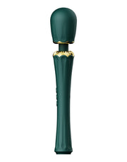 Zalo - Kyro - Wand Vibrator - Met 2 Opzetstukken - Smaragdgroen-Erotiekvoordeel.nl