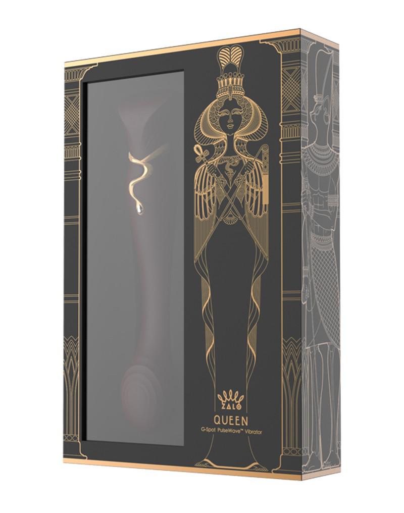 Zalo - Queen - PulseWave G-spot Vibrator - Robijnrood-laced-up.nl