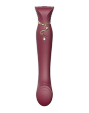 Zalo - Queen - PulseWave G-spot Vibrator - Robijnrood-laced-up.nl