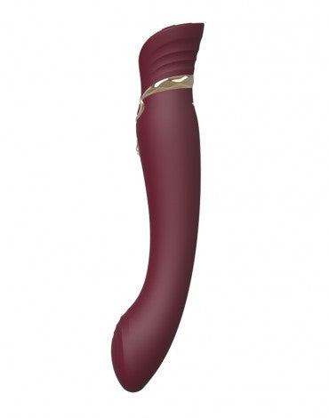 Zalo - Queen - PulseWave G-spot Vibrator - Robijnrood-laced-up.nl