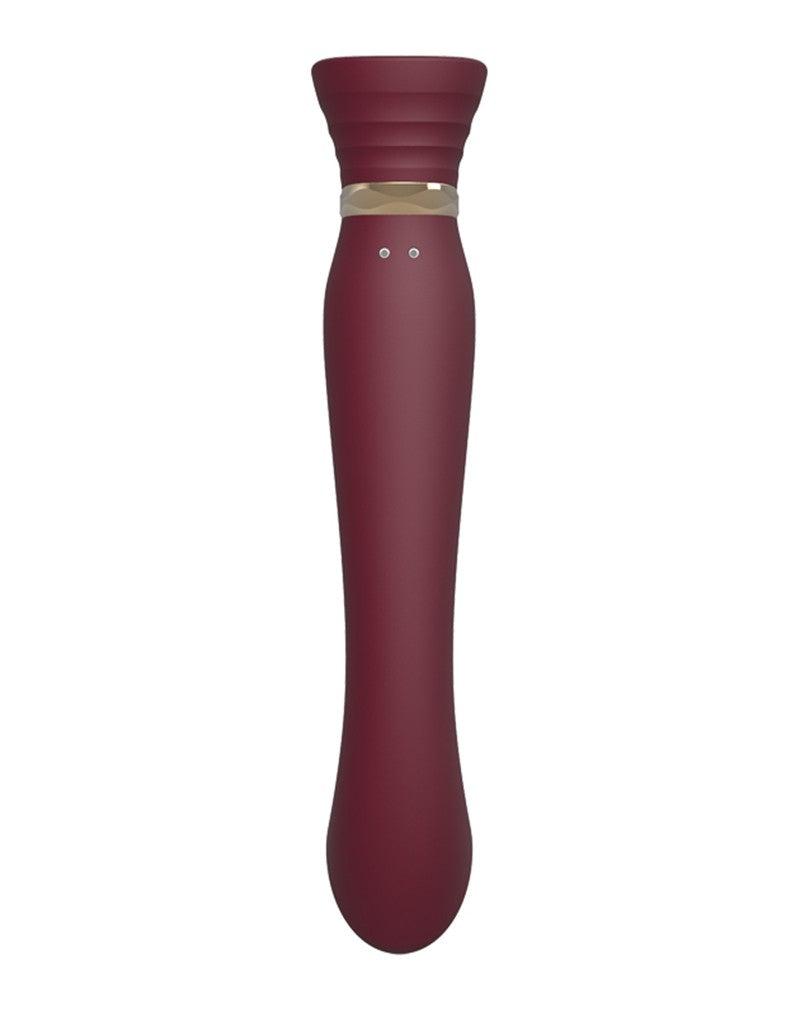Zalo - Queen - PulseWave G-spot Vibrator - Robijnrood-laced-up.nl