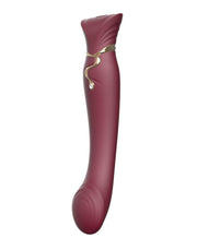 Zalo - Queen - PulseWave G-spot Vibrator - Robijnrood-laced-up.nl