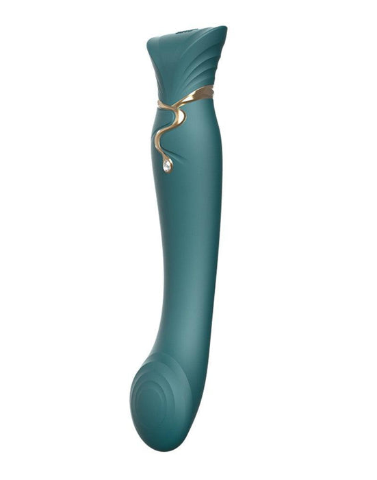 Zalo - Queen - PulseWave G-spot Vibrator - Smaragd Groen-Laced-up.nl
