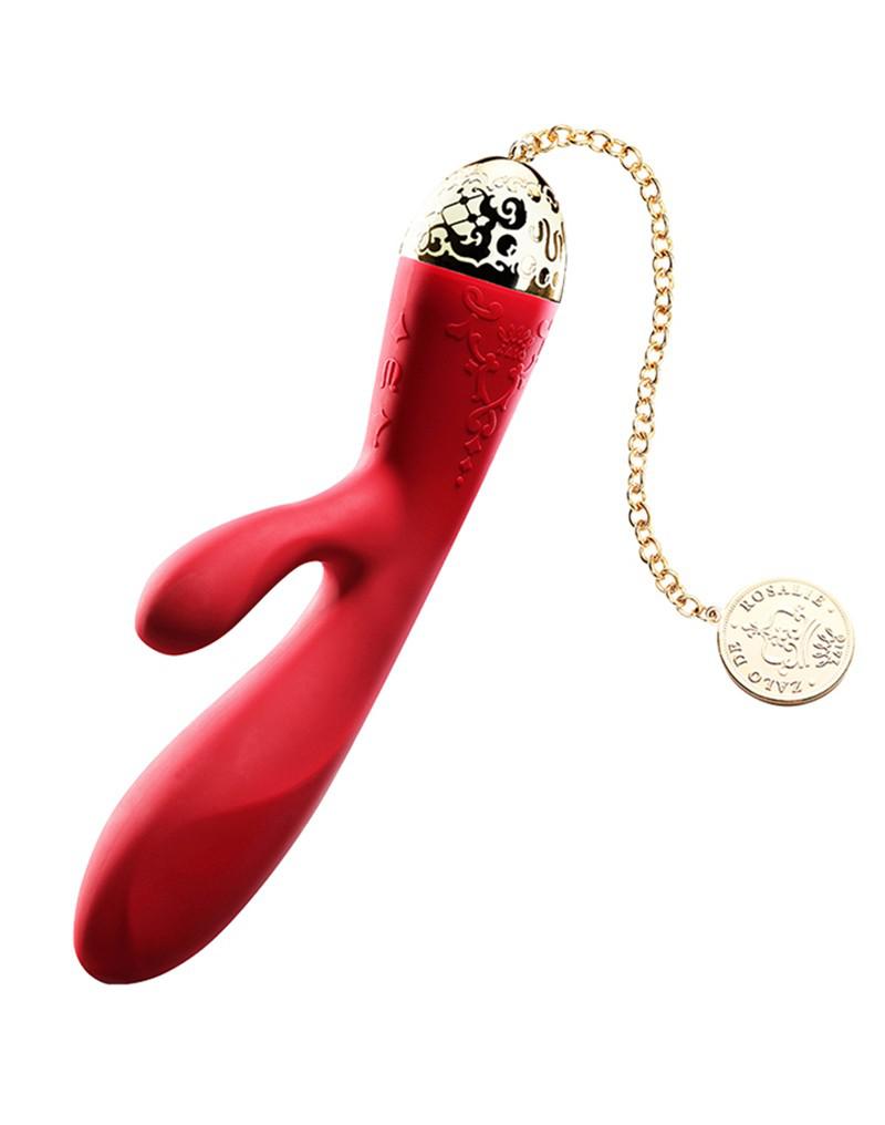 Zalo - Rosalie - Rabbit Vibrator Met App Control - Rood-Laced-up.nl