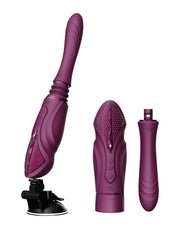Zalo - Sesh - Verwarmende Stotende Vibrator met Afstandsbediening - Amethyst Paars-laced-up.nl