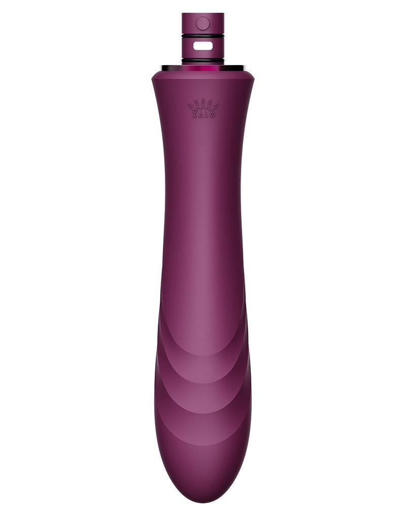 Zalo - Sesh - Verwarmende Stotende Vibrator met Afstandsbediening - Amethyst Paars-laced-up.nl