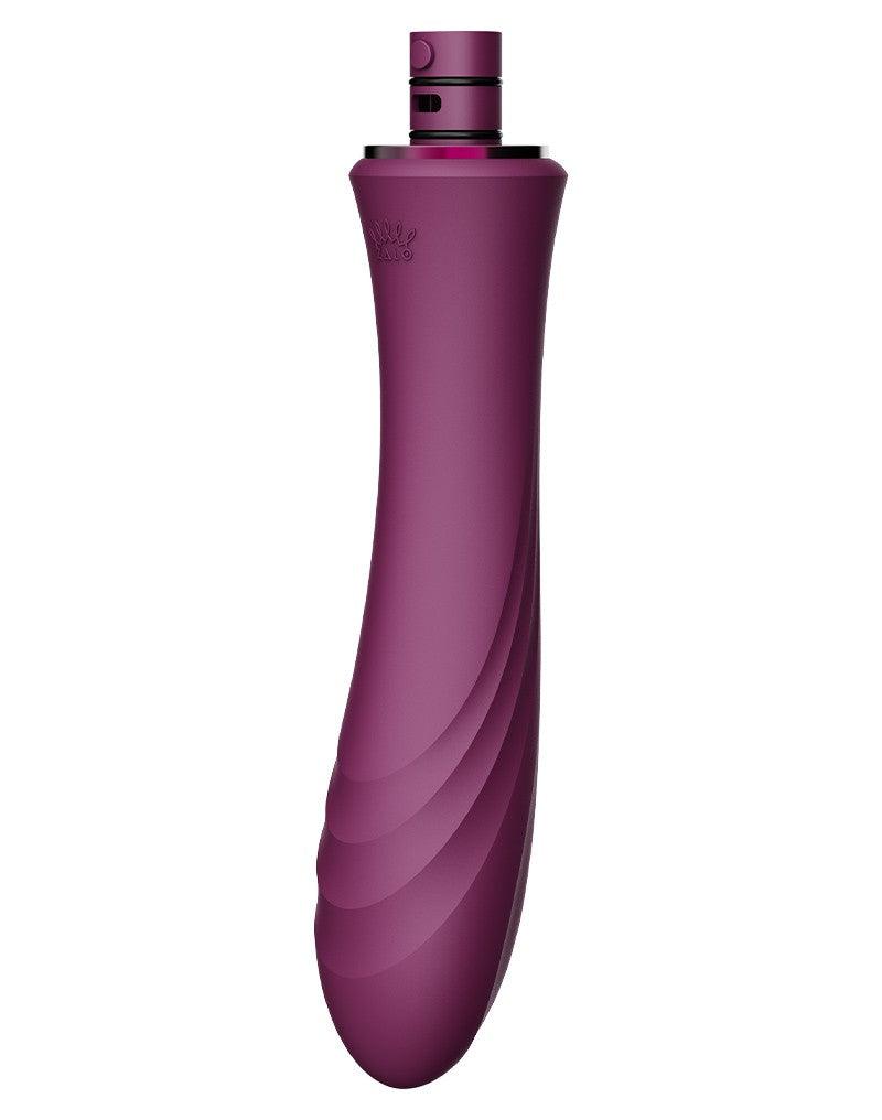 Zalo - Sesh - Verwarmende Stotende Vibrator met Afstandsbediening - Amethyst Paars-laced-up.nl