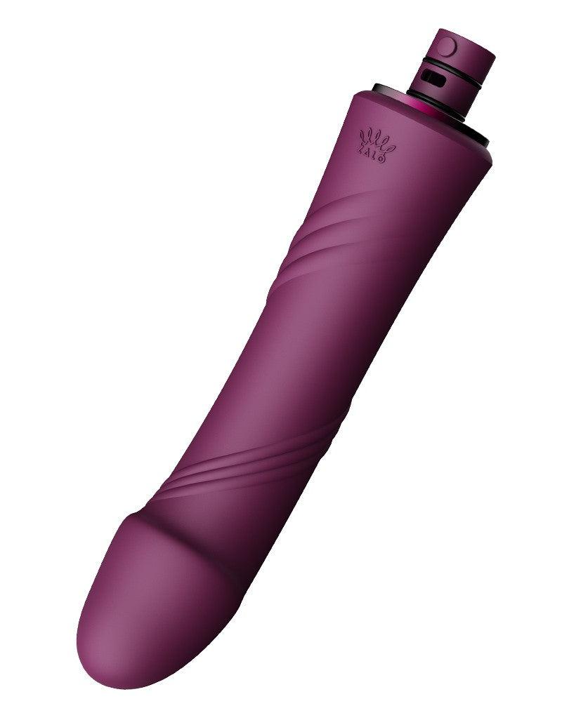 Zalo - Sesh - Verwarmende Stotende Vibrator met Afstandsbediening - Amethyst Paars-laced-up.nl