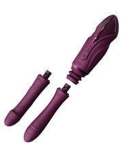 Zalo - Sesh - Verwarmende Stotende Vibrator met Afstandsbediening - Amethyst Paars-laced-up.nl