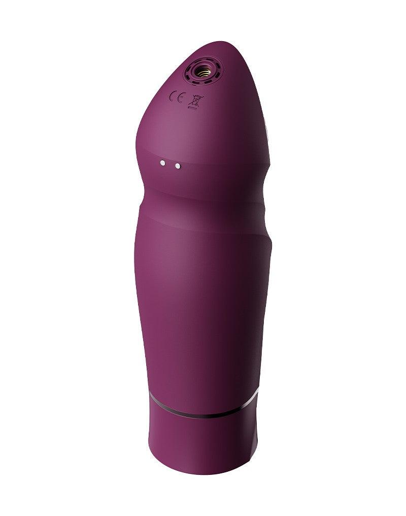 Zalo - Sesh - Verwarmende Stotende Vibrator met Afstandsbediening - Amethyst Paars-laced-up.nl
