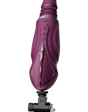 Zalo - Sesh - Verwarmende Stotende Vibrator met Afstandsbediening - Amethyst Paars-laced-up.nl