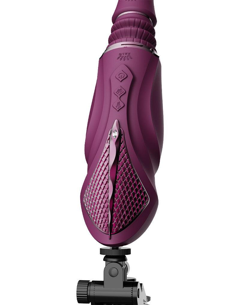 Zalo - Sesh - Verwarmende Stotende Vibrator met Afstandsbediening - Amethyst Paars-laced-up.nl