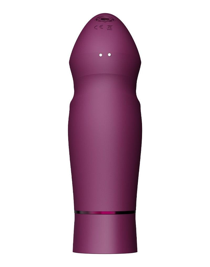 Zalo - Sesh - Verwarmende Stotende Vibrator met Afstandsbediening - Amethyst Paars-laced-up.nl