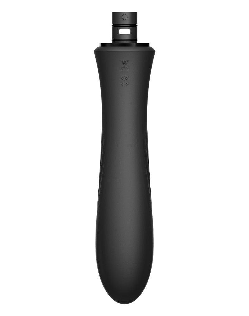 Zalo - Sesh - Verwarmende Stotende Vibrator met Afstandsbediening - Obsidian Zwart-Laced-up.nl