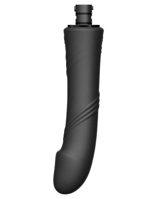 Zalo - Sesh - Verwarmende Stotende Vibrator met Afstandsbediening - Obsidian Zwart-Laced-up.nl