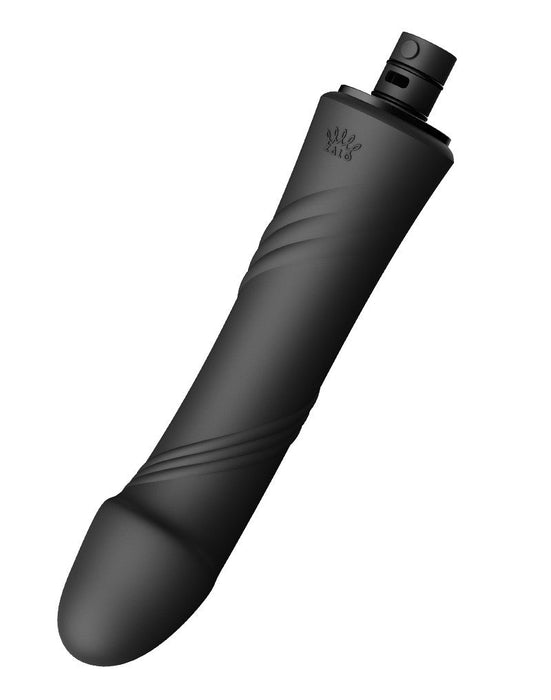 Zalo - Sesh - Verwarmende Stotende Vibrator met Afstandsbediening - Obsidian Zwart-Laced-up.nl