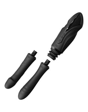 Zalo - Sesh - Verwarmende Stotende Vibrator met Afstandsbediening - Obsidian Zwart-Laced-up.nl