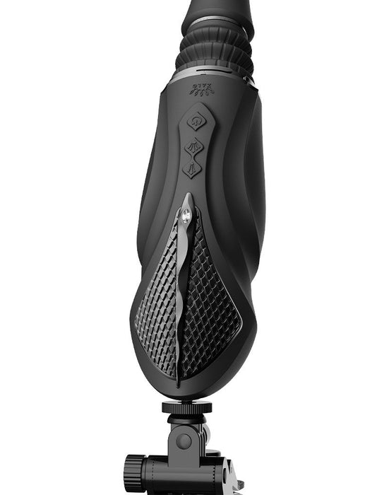 Zalo - Sesh - Verwarmende Stotende Vibrator met Afstandsbediening - Obsidian Zwart-Laced-up.nl