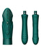 Zalo - Sesh - Verwarmende Stotende Vibrator met Afstandsbediening - Smaragd Groen-Laced-up.nl