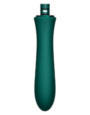 Zalo - Sesh - Verwarmende Stotende Vibrator met Afstandsbediening - Smaragd Groen-Laced-up.nl