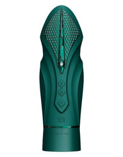 Zalo - Sesh - Verwarmende Stotende Vibrator met Afstandsbediening - Smaragd Groen-Laced-up.nl