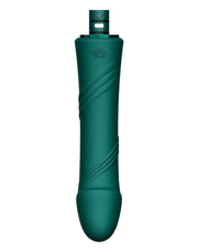 Zalo - Sesh - Verwarmende Stotende Vibrator met Afstandsbediening - Smaragd Groen-Laced-up.nl