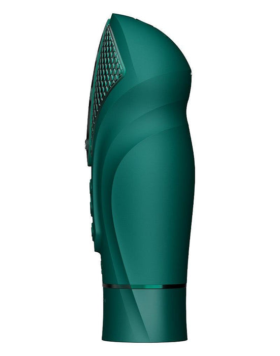 Zalo - Sesh - Verwarmende Stotende Vibrator met Afstandsbediening - Smaragd Groen-Laced-up.nl