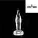 ZiZi - Hasmoo - Buttplug - 15 x 4 cm - Transparant-Laced-up.nl