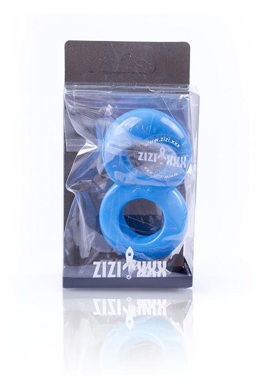 ZiZi - Cosmic - Dubbele Cockring - Zwart-Erotiekvoordeel.nl
