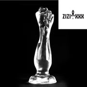 ZiZi - One Fist - Fisting Dildo - 14,5 x 4 cm - Transparant-Laced-up.nl