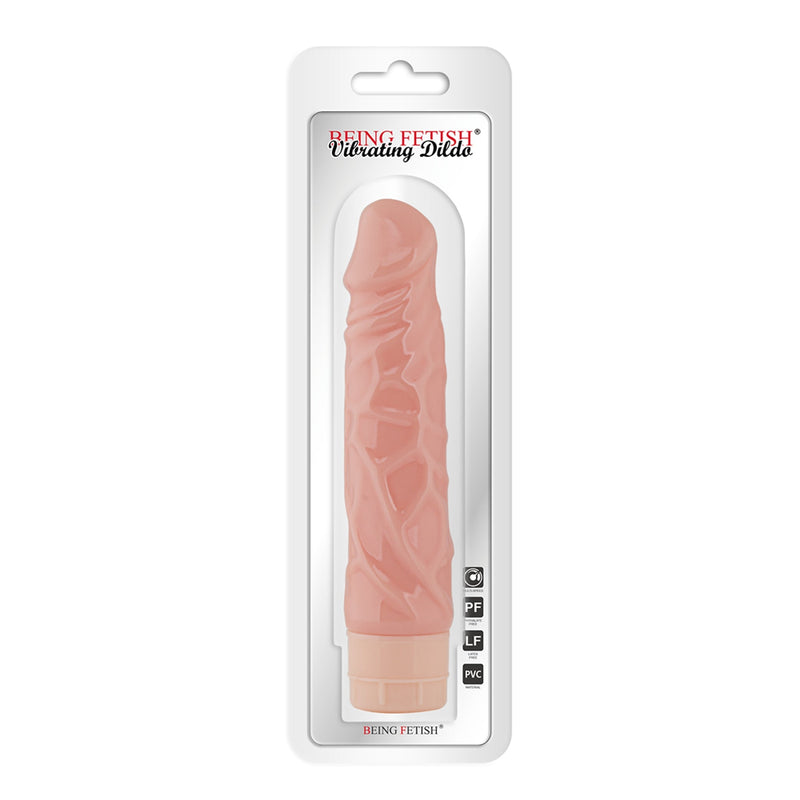 Being Fetish - Vibrating Dildo 7.8" flesh-laced-up.nl