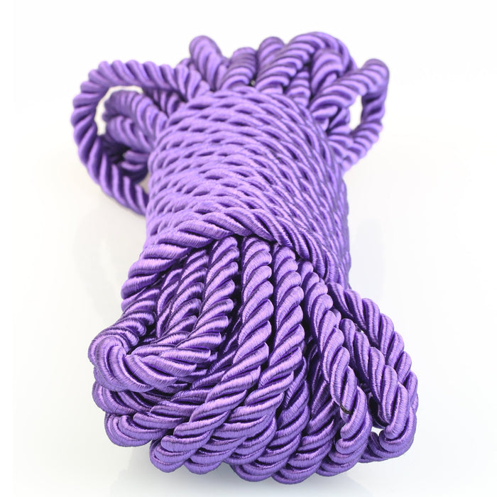 Being Fetish - Magic Touch Deluxe Silky Bondagetouw - 10 meter - Paars-Erotiekvoordeel.nl