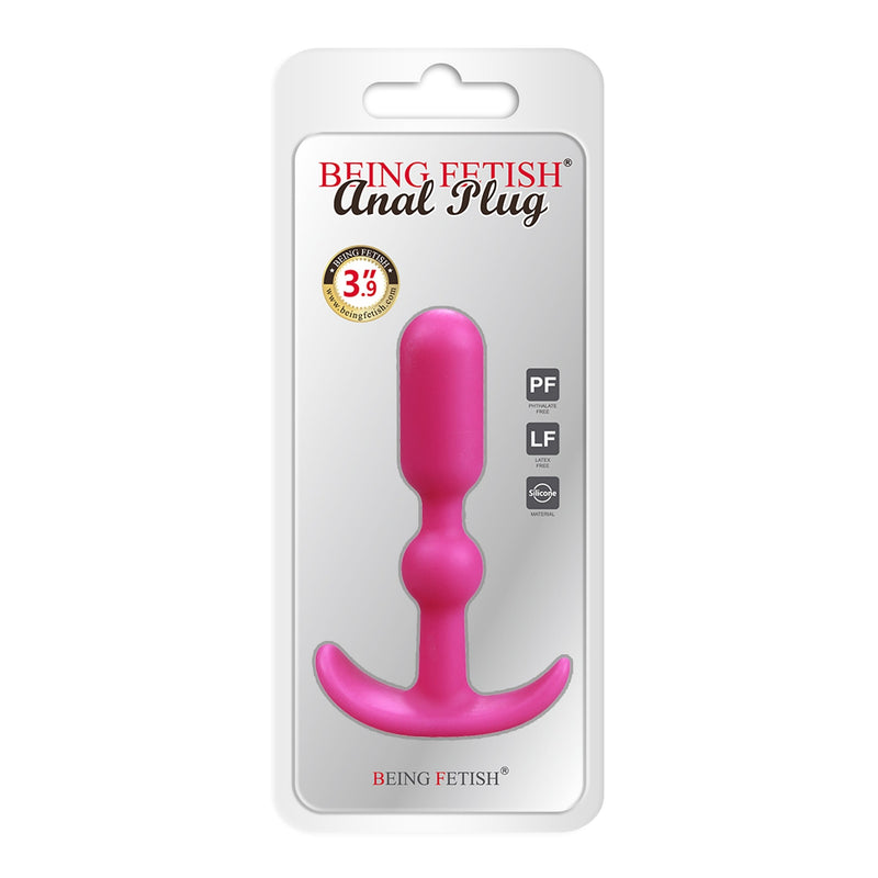 Being Fetish - Anaal Plug 10 x 2,8 cm – Roze-laced-up.nl