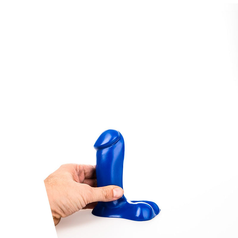 All Blue - Dildo - 14 x 5 cm - blauw-Erotiekvoordeel.nl