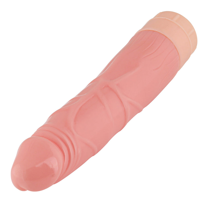 Being Fetish - Vibrerende Dildo - 20,5 cm - PVC - Batterijen - Lichte Huidskleur