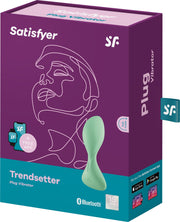 Satisfyer - Trendsetter - Vibrerende Plug met App Control - Groen-laced-up.nl